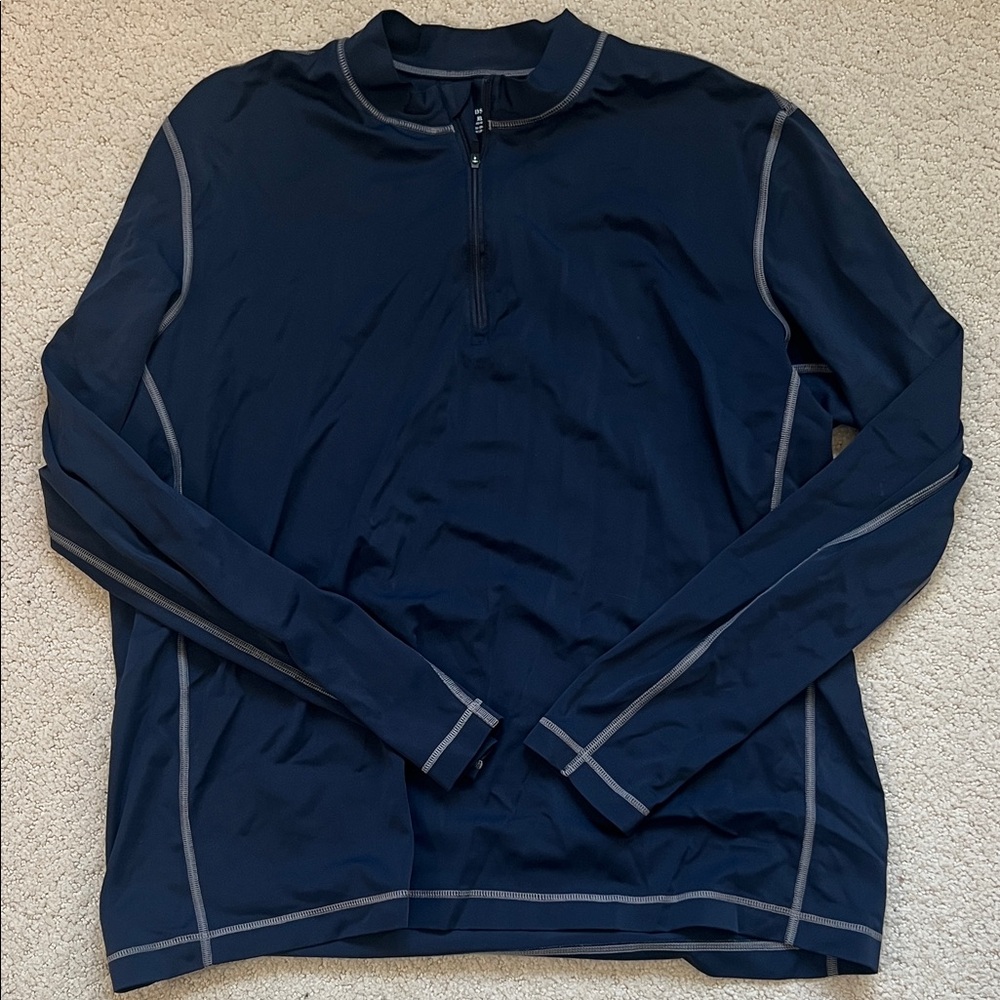 Lands' End Men's Dark Blue Rash Guard